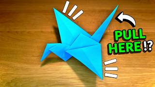 Origami Flapping Paper Bird  Fun amp Easy Origami [upl. by Augusto]