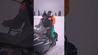 Snow scooter activity in Gulmarg shorts [upl. by Bamford]