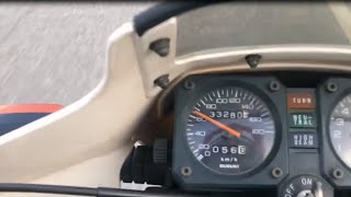 Suzuki DR 600 DJEBEL Sound 0100 and Top Speed [upl. by Ladew540]