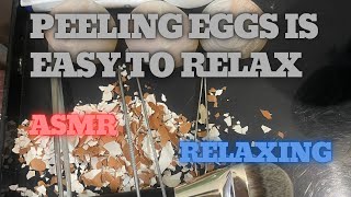 peel the shiny eggs 2 asmr relaxing [upl. by Platas]