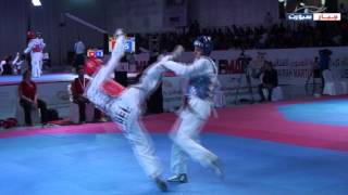 Belgium vs Morocco  4th Fujairah Taekwondo 2016 [upl. by Ahcsas851]