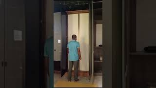 wardrobe openable aluminium profile shutters glass acp trending video call 🇮🇳8977606601 [upl. by Rosemary]