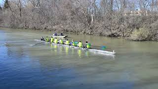 New Trier Rowing vs St Ignatius DRC [upl. by Enyad436]