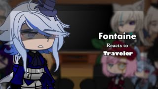 Fontaine reacts to TravelerAether  Genshin Impact  12 [upl. by Aidnic25]