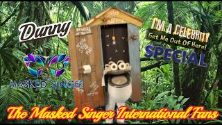 The Masked Singer UK  Dunny  Im a Celebrity Special 2023 [upl. by Eimat]