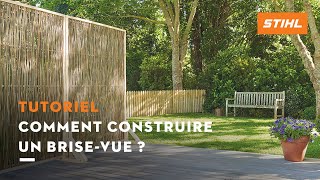 Comment construire un brisevue  Tutoriel STIHL [upl. by Ettena]