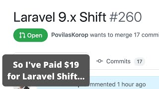 Upgrade to Laravel 9 with Laravel Shift Live Demo [upl. by Spanos]