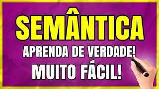 Libras e LSE  O que é SEMÂNTICA Aprenda TUDO Sobre SEMÂNTICA Passo a Passo  Exemplos [upl. by Hareehat]