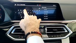 BMW Navigation How to ADDEDIT home address  iDrive7 [upl. by Annaihs]