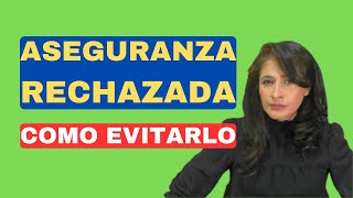 PORQUE TE NEGARON LA ASEGURANZA aseguranza autos carinsurance segurodecarro insurance [upl. by Dare]