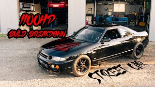 1100HP Drag Spec STREET CAR  R33 GTST Build Breakdown [upl. by Brant]