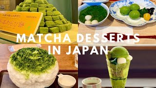 Best Matcha Desserts in Japan [upl. by Asel]