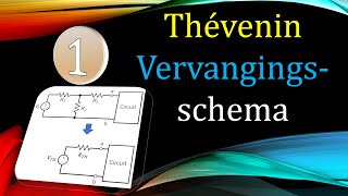 Thévenin Vervangingsschema  Elektrische Circuits  Voorbeeld 1 [upl. by Eleirbag]