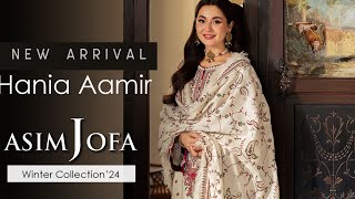 Asim Jofa Unstitched Collection 2024  Winter  Pakistani Clothing Uk [upl. by Eusassilem]