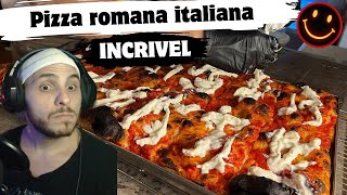 Uma série de surpresas Pizza romana italiana autêntica que você deve experimentar em sua vida [upl. by Dilisio]