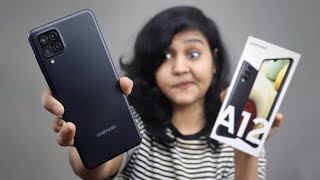 Samsung Galaxy A12 Unboxing amp Review [upl. by Vaientina]