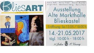 Ausstellung Alte Markthalle Blieskastel BliesART [upl. by Enylorac87]