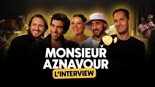 LINTERVIEW  Léquipe de MONSIEUR AZNAVOUR Tahar Rahim Grand Corps Malade [upl. by Wenz]