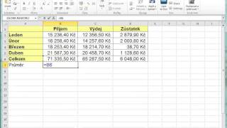 02 Excel Zadávání vzorců a základních funkcí [upl. by Saticilef]