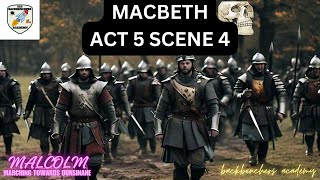 Macbeth Act 5 Scene 4 in 24 Hours with This Guide BACKBENCHERS ACADEMYISC CLASS 12LINE BY LINE [upl. by Tootsie900]