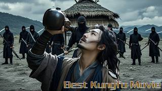 Kung Fu Movie A drunken teen is actually a kung fu master defeating 100 foes to save everyone [upl. by Yrolam]