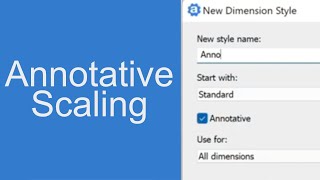 Autocad  Annotation tutorial annotative text and annotative dimensions [upl. by Tippets604]