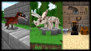 Fossils and Archeology Revival Minecraft Mod Showcase  1122 [upl. by Eellah573]