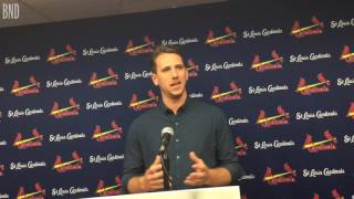 St Louis Cardinals right fielder Stephen Piscotty [upl. by Azaleah705]