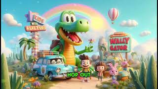 quotAdventures with Wally Gator  Fun Cartoon Nursery Song for Kids  Super Simple Soft Music 🎶quot [upl. by Jamnes]