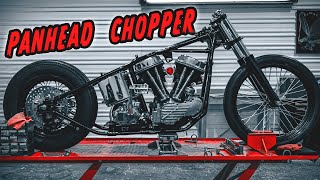 1953 Harley Panhead Chopper  Final Assembly Pt 1 [upl. by Apul]