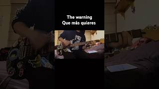 TheWarning Qué Más Quieres guitar cover guitar thewarningrockband [upl. by Ytiak]