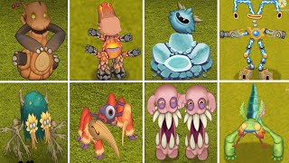 ALL Monsters Demented Dream Island Fanmade  My Singing Monsters [upl. by Novled]