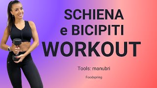 SCHIENA  BICIPITI WORKOUT [upl. by Arikahc]