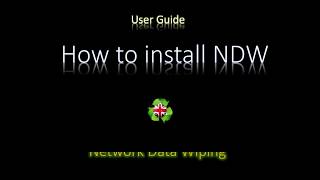 Network Data Wiping  NDW Server Installation Tutorial Guide [upl. by Bonita363]