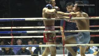 Muay Thai  Petchmorrakot vs Kaimukkhao  Lumpini Stadium 3rd January 2014 [upl. by Acireed]