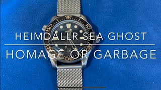 Heimdallr Sea Ghost is it an homage or is it garbage watchreview watch 007 homage [upl. by Adikram]