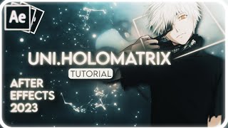 HOW TO MAKE A HOLOMATRIX GLITCH IN AFTER EFFECTS  After Effects Amv Tutorial [upl. by Nabe723]