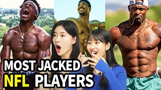 Korean Girls React To Hottest American Football Players [upl. by Hplodnar984]