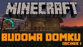 Minecraft Poradnik  Jak zbudować domek z drewna  1 HD [upl. by Einnaoj]