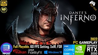 Dantes Inferno PC Gameplay  RPCS3  Full Playable  PS3 Emulator  4k60FPS  2022 Latest [upl. by Nebur995]