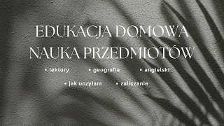 Edukacja Domowa  nauka przedmiotów [upl. by Ika879]