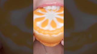 ASMR Satisfying Eating Orange Cake 🍊 asmr cake satisfying [upl. by Skier]