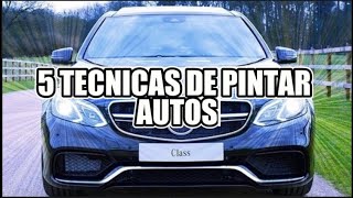 🚀5 tecnicas de PINTAR AUTOS🚀 [upl. by Janifer]