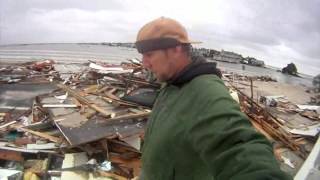 Hurricane Sandy Mantoloking Bridge 103012 [upl. by Muscolo]