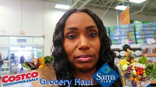 Grocery Haul Costcos vs Sams Club Vlog [upl. by Darton]