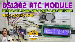 DS1302 Real Time Clock RTC Module  Detailed Explanation and Interfacing with Arduino amp I2C LCD [upl. by Puritan]