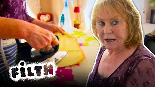 Obsessed Germaphobe Irons Her Cleaning Supplies  Episode 9  Obsessive Compulsive Cleaners  Filth [upl. by Hepsibah]