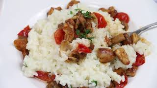 Risotto mit Steinpilzen [upl. by Oinesra]