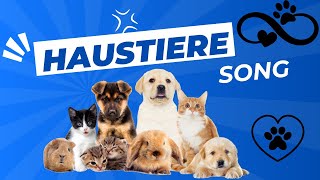 🐱Haustiere  SONG🐶 A1  Wortschatz [upl. by Aicilf]