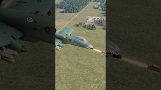 A10 warthog fires Guns and Maverick AGM65D at Hostile targets dcs [upl. by Airahcaz]